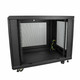 StarTech.com Armoire Rack Serveur 12U à 4 Montants, Armoire Verrouillable 19" pour Ordinateur/AV/Équipement IT, Rack Réseau pour Bureau/Domicile avec Roulettes et Rails de Montage Ajustables - RK1233BKM