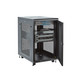 StarTech.com Armoire Rack Serveur 18U à 4 Montants, Armoire Verrouillable 19" pour Ordinateur/AV/Équipement IT, Rack Réseau pour Bureau/Domicile avec Roulettes et Rails de Montage Ajustables - RK1833BKM