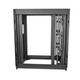 StarTech.com Armoire Rack Serveur 25U à 4 Montants, Armoire Verrouillable 19" pour Ordinateur/AV/Équipement IT, Rack Réseau pour Bureau/Domicile avec Roulettes et Rails de Montage Ajustables - RK2537BKM