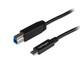 StarTech.com Câble USB-B vers USB-C de 1m, USB 10Gbps, Cordon de Données, USB 3.2 Gen 2, Câble de Transfert de Données USB-C - USB31CB1M