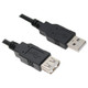 Axiom USB 2.0 4.5m câble USB 4,5 m USB A Noir - USB2AAMF15-AX