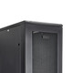 StarTech.com Rack Serveur 42U à 4 Montants, Rack de Données 19" pour Ordinateur / AV / Équipement IT, Rack Serveur avec Roulettes, Armoire Réseau Industrielle Pleine Taille - RK4236BKB