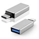 Axiom USB-C - USB-A Argent - USBC3MUSBAF-AX