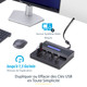 StarTech.com Duplicateur et Effaceur Autonome de 1 à 7 clés USB, Copieur de Plusieurs Clés USB, Copie Système et Fichier et Secteur par Secteur, 1,5 Go/min, Effacement en 3 Passes, Affichage LCD - USBDUPE17