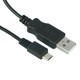 Axiom  câble USB USB 2.0 1,8 m USB A Micro-USB B Noir - USB2AMBMM06-AX