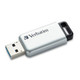 Verbatim Store 'n' Go Secure Pro lecteur USB flash 128 Go USB Type-A 3.2 Gen 1 (3.1 Gen 1) Noir, Argent - 70057