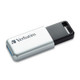 Verbatim Store 'n' Go Secure Pro lecteur USB flash 128 Go USB Type-A 3.2 Gen 1 (3.1 Gen 1) Noir, Argent - 70057
