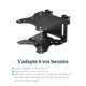 StarTech.com Support VESA pour Client Léger (jusqu'à 5kg) - Montage sous Bureau / Derrière Écran pour mini PC - ACCSMNT