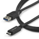 StarTech.com Câble de Charge USB-A vers USB-C de 1m, USB 10Gbps, Charge et Synchronisation, 3A, Certifié USB-IF - Cordon de Charge USB - USB31AC1M