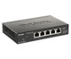 D-Link  commutateur réseau Géré Gigabit Ethernet (10/100/1000) Connexion Ethernet, supportant l'alimentation via ce port (PoE) Noir - DGS-1100-05PDV2