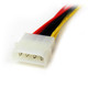 StarTech.com Câble d'Alimentation Adaptateur en Y Molex vers Double SATA - 30 cm - PYO2LP4SATA