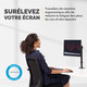 Fellowes Reflex  support d'écran plat pour bureau 81,3 cm (32") Noir - 8502501