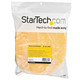 StarTech.com Ruban Auto Agrippant - Rouleau de 30,5 m pour Gestion de Câbles - Ruban Auto-Agrippant - Attaches Câble Ajustables - Sangles de Gestion de Câbles Auto-agrippantes et Réutilisables - Jaune - HKLP100YW
