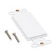Tripp Lite  Plaque de commutation et obturateur Blanc - N042D-100V-WH