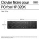HP Clavier Wired Desktop 320K - 9SR37UT