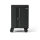 Bretford Cube Cart Mini Classe mobile de charge et de gestion Charbon de bois - TVCM24USBC-CK