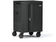 Bretford Cube Cart Mini Classe mobile de charge et de gestion Charbon de bois - TVCM24USBC-CK