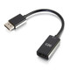 C2G 20 cm Convertisseur adaptateur passif DisplayPort™ mâle vers HDMI® femelle - 4K 30 Hz - 54431