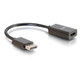 C2G 20 cm Convertisseur adaptateur passif DisplayPort™ mâle vers HDMI® femelle - 4K 30 Hz - 54431