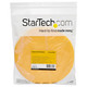 StarTech.com Ruban Auto Agrippant - Rouleau de 15,2 m pour Gestion de Câbles - Ruban Auto-Agrippant - Attaches Câble Ajustables - Sangles de Gestion de Câbles Auto-agrippantes et Réutilisables - Jaune - HKLP50YW