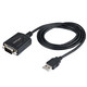 StarTech.com Câble USB vers RS232 de 1m - Câble Convertisseur USB vers RS232 DB9 Mâle avec Rétention du Port COM - Prolific IC - Adaptateur USB vers Série pour PLC/Imprimante/Scanner, Windows/Mac - 1P3FPC-USB-SERIAL