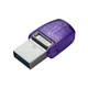 Kingston Technology DataTraveler 128 Go microDuo 3C 200 Mo/s dual USB-A + USB-C - DTDUO3CG3/128GB