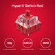 HyperX Alloy Origins Core PBT HX Red - Clavier de jeu mécanique - 639N7AA