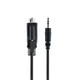 StarTech.com Câble Série DB9 vers 3.5mm de 1m - Câble RS232 DB9 Mâle à 3.5mm - Adaptateur Série DB9 à 3.5mm pour le Calibrage de Projecteurs, d'Enseignes Numériques et de Téléviseurs via une Prise Audio - 9M351M-RS232-CABLE