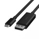 Belkin AVC014bt2MBK 2 m USB Type-C DisplayPort Noir - AVC014BT2MBK