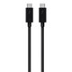 Belkin F2CD084bt0.5MBK 0,5 m 40 Gbit/s Noir - F2CD084BT0.5MBK Belkin F2CD084bt0.5MBK 0,5 m 40 Gbit/s Noir - F2CD084BT0.5MBK