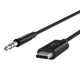 Belkin RockStar™ 3.5mm Audio Cable with USB-C™ Connector câble audio USB C 3,5mm Noir - F7U079BT03-BLK