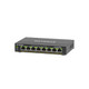 NETGEAR GS308EPP Géré L2/L3 Gigabit Ethernet (10/100/1000) Connexion Ethernet, supportant l'alimentation via ce port (PoE) Noir - GS308EPP-100NAS