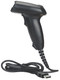 Manhattan Scanner de codes-barres CCD portable longue portée, USB, profondeur de lecture 500 mm, câble 1,5 m, lumière ambiante max. 10 000 lux, noir, garantie 3 ans - 177672