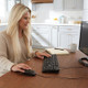 Verbatim  clavier Souris incluse USB QWERTY Noir - 70734