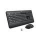 Logitech  clavier Souris incluse Universel RF sans fil QWERTY Français Noir, Blanc - 920-008672