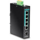 Trendnet  commutateur réseau Non-géré L2 Gigabit Ethernet (10/100/1000) Connexion Ethernet, supportant l'alimentation via ce port (PoE) Noir - TI-PG541
