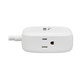 Tripp Lite  multiprise 1,83 m 2 sortie(s) CA Intérieure Blanc - PS26PD32WCAM