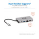 Tripp Lite  station d'accueil Avec fil USB 3.2 Gen 1 (3.1 Gen 1) Type-C Gris - U442-DOCK6-GY