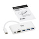 Tripp Lite  station d'accueil USB 3.2 Gen 1 (3.1 Gen 1) Type-C Blanc - U460-003-3AG-C