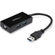 StarTech.com Adaptateur réseau USB 3.0 vers Gigabit Ethernet avec hub USB 3.0 à 2 ports - USB31000S2H