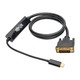 Tripp Lite  câble vidéo et adaptateur 0,9 m USB Type-C DVI-D Noir - U444-003-D