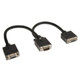 Tripp Lite  câble VGA 0,3 m VGA (D-Sub) 2 x VGA (D-Sub) Noir - P516-001