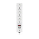 Tripp Lite  protection surtension Blanc 6 sortie(s) CA 120 V 4,6 m - SPS-615-HG