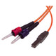 C2G 1m MTRJ/ST Duplex 62.5/125 Multimode Fiber Patch Cable - Orange câble InfiniBand et à fibres optiques - 33136