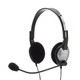 Andrea Electronics NC-185 VM USB Casque Avec fil Arceau Bureau/Centre d'appels Noir, Argent - NC185VMUSB