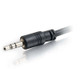 C2G 15ft CMG-Rated 3.5mm Stereo Audio Cable With Low Profile Connectors câble audio 4,57 m 3,5mm Noir - 40106