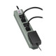 Tripp Lite  protection surtension Noir, Gris 6 sortie(s) CA 120 V 4,572 m - UL24CB-15