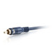 C2G 12ft Velocity Right Angled câble audio 3,6576 m RCA Bleu - 29180