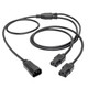 Tripp Lite  câble électrique Noir 1,83 m Coupleur C14 Coupleur C13 - P004-006-2C13