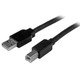 StarTech.com Câble USB Actif A vers B 15 m - M/M - Noir - USB2HAB50AC